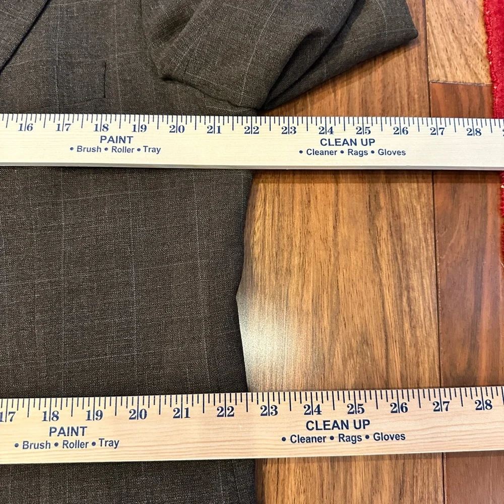 Kiton Brown Gray Sport Coat Premium Wool Mohair Size 54 Drop 7L - Picture 11 of 16